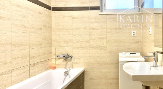 PRENAJATÉ!!! Prenájom novostavby  1-izbového bytu vo Vlčkovciach – plne zariadený, s loggiou