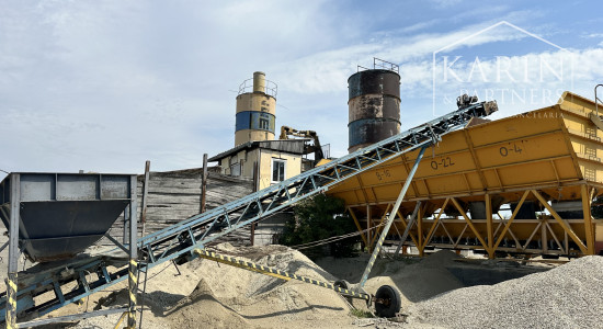 PRENÁJOM kompletne vybavenej betonárky s personálom, 4KM - od mesta ŠURANY