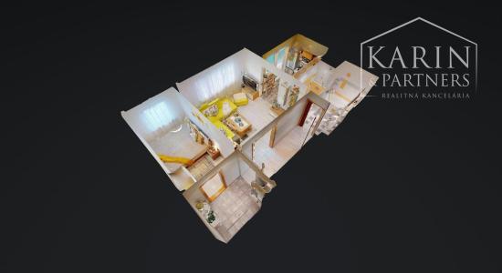 ZREKONŠTRUOVANÝ A ČIASTOČNE ZARIADENÝ 2I BYT S LODŽIOU A PIVNICOU