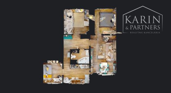 KOMPLETNE ZREKONŠTRUOVANÝ A ZARIADENÝ 4I BYT S LODŽIOU A PIVNICOU