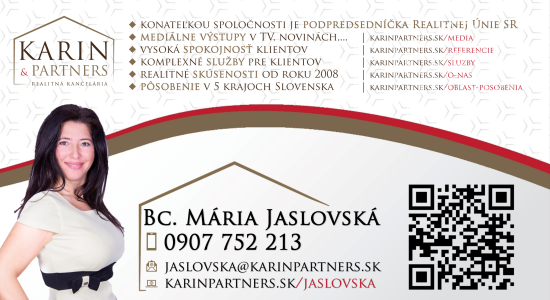 HĽADÁM PRE OVERENÚ KLIENTKU –1-2 izbový byt v okrese Senec