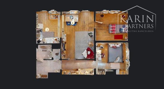 PRIESTRANNÝ A SVETLÝ 3I BYT S VEĽKOU ZASKLENOU LODŽIOU A PIVNICOU