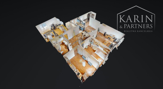 VÝNIMOČNE PRIESTRANNÝ A SVETLÝ 4I BYT S KRBOM A 2 BALKÓNMI