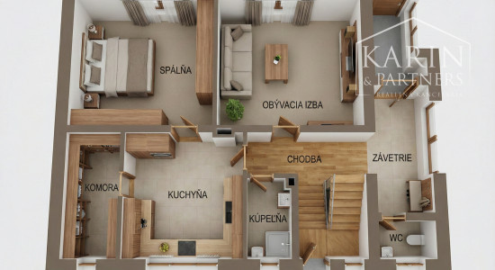 Priestranný 4-izbový rodinný dom, Petrova Ves