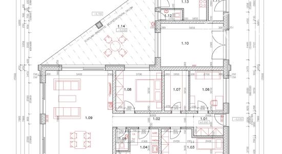 Stavebný pozemok 559 m² v obci Dlhá – projekt domu v cene