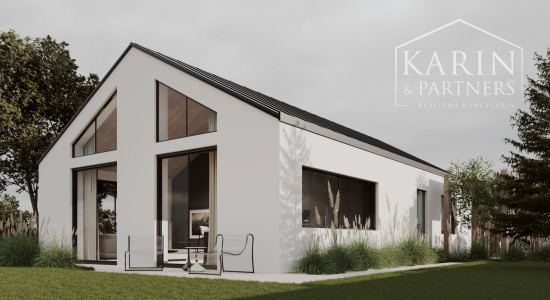 Stavebný pozemok 559 m² v obci Dlhá – projekt domu v cene