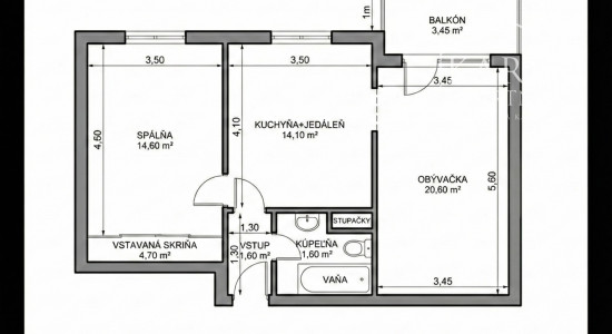 Na predaj svetlý 2-izbový byt v Senici – Hviezdoslavova ulica