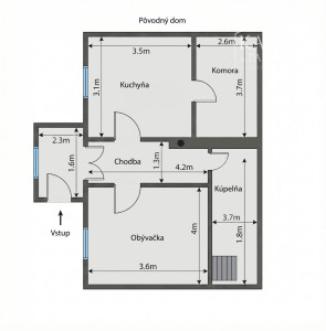 5-izbový dom na 25-árovom pozemku s nádychom histórie a absolútnym tichom