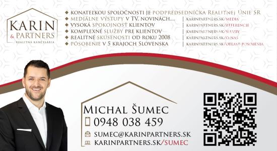 ZARIADENÝ PRIESTRANNÝ A SLNEČNÝ 2I BYT DISPOZIČNE UPRAVENÝ NA 3I