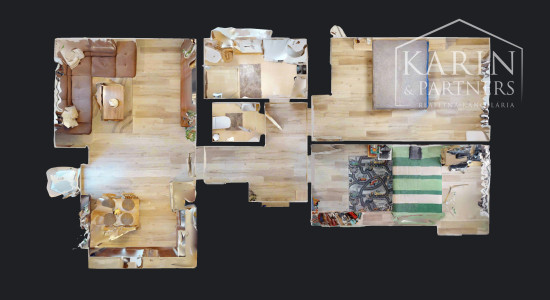 3-izbový byt s atmosférou rodinného domu, terasou a podkrovím