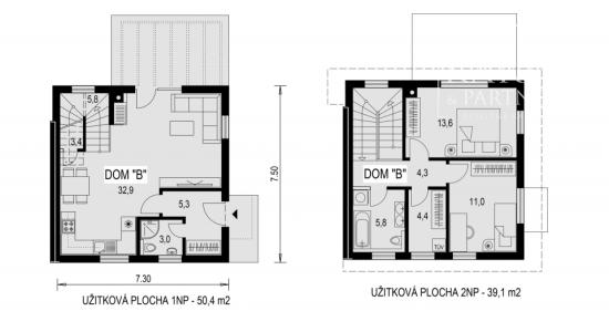 Predaj-3 izbový rodinný dom novostavba v obci Láb okr. Malacky