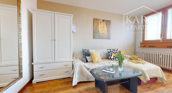 ZREKONŠTRUOVANÝ A ZARIADENÝ 2I BYT S ROZĽAHLOU TERASOU A PIVNICOU