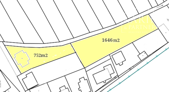 Stavebné pozemky Palárikovo (IBV), celková výmera cca.2400m2