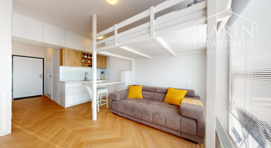 KOMPLETNE ZARIADENÝ 1I BYT S BALKÓNOM A VÝHĽADOM DO PARKU