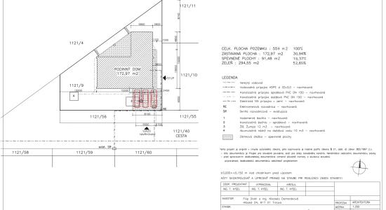 Slnečný pozemok 559 m² s projektom domu