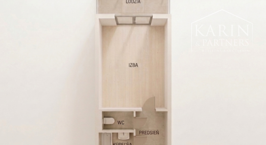 ZARIADENÝ 1I BYT S LODŽIOU A PIVNICOU NA POSCHODÍ