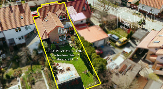 STUPAVA - Rodinný dom s atmosférou  - 5 izieb, záhrada, záhradný domček, bazén, parkovanie
