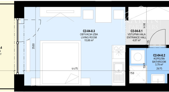 KOMPLETNE ZARIADENÝ 1I BYT S BALKÓNOM A PARKOVACÍM MIESTOM