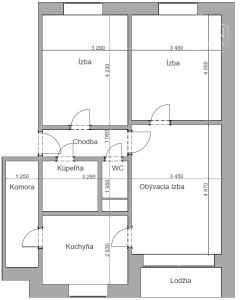 REZERVOVANÉ: 3i byt so záhradou a garážou v obci Brodské
