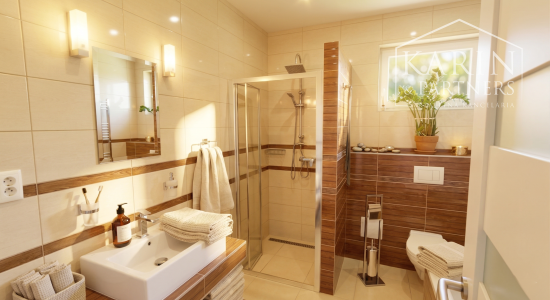 Na predaj novostavba rodinného domu s krásnym udržiavaným pozemkom, v súkromnou areáli, okolie Nových Zámkov