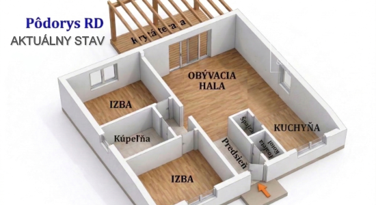 Na predaj novostavba rodinného domu s krásnym udržiavaným pozemkom, v súkromnou areáli, okolie Nových Zámkov