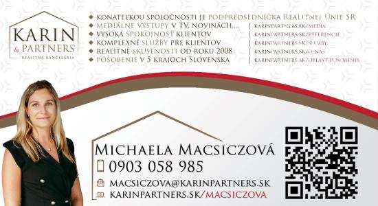Priestranný 4-izbový rodinný dom na prenájom v centre obce Tomášov