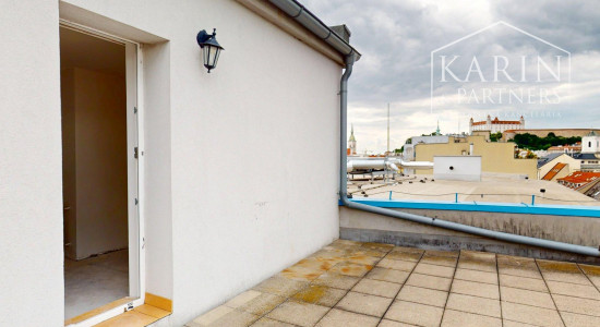 UNIKÁTNY 1I BYT S TERASOU 45,5 m² V CENTRE STARÉHO MESTA