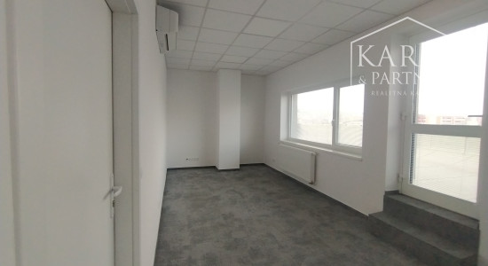 LEN: 1125.-€ mesiac! Prenájom klimat. viacúčelový priestor 80 m2 s kuchynkou/ WC/ sprchou + sklad 6m2, BA IV., Dúbravka