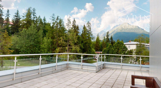 Na predaj 3-izb.apartmán, s veľkou terasou, Štrbské Pleso