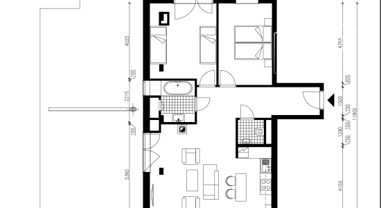 Na predaj 3-izb.apartmán, s veľkou terasou, Štrbské Pleso
