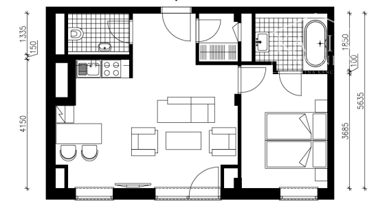 Na predaj atraktívny 2-izb.apartmán pri jazere Štrbské pleso