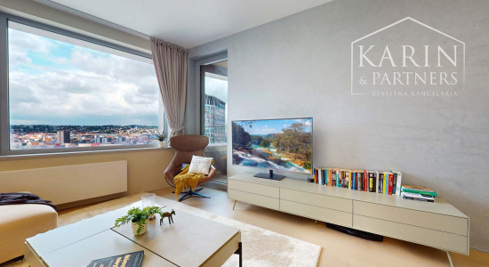 DIZAJNOVO ZARIADENÝ 2I BYT S VÝHĽADOM NA HRAD V PROJEKTE SKY PARK