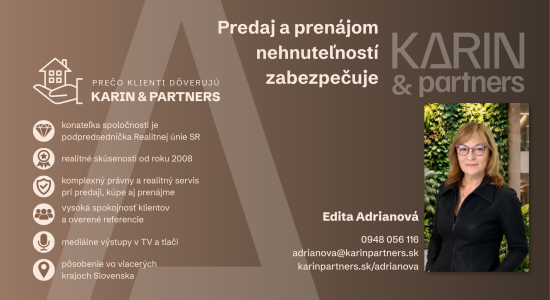 PRENÁJOM | Zrekonštruovaný 3-izbový byt s balkónom – Bratislava - Kramáre.
