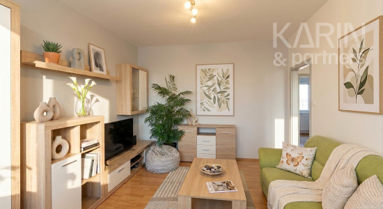 2-izbový byt s balkónom, komorou a klimatizáciou, Nové Zámky – Sídlisko Nábrežie
