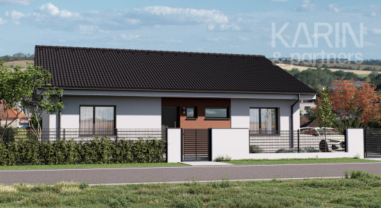 4-izbový tehlový bungalov v obci Golianovo