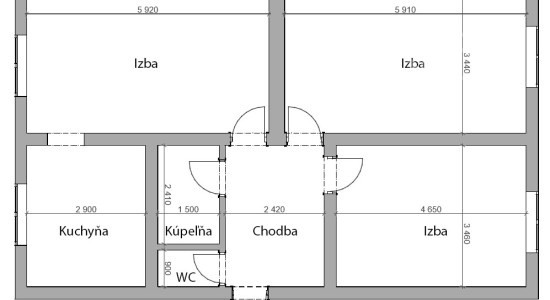 Nová cena: 3i veľkometrážny byt po kompletnej rekonštrukcii