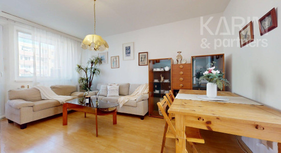 SVETLÝ KOMPLETNE ZARIADENÝ 3I BYT S PRESKLENOU LODŽIOU A PIVNICOU