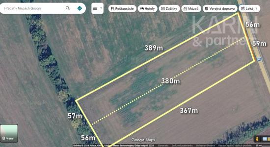 EXKLUZÍVNE: DEVELOPERSKÝ POZEMOK cca. 42709m2, k.ú.Neverice /NITRA 14km/