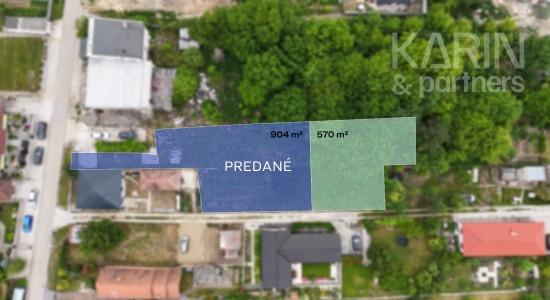 Stavebné pozemky v slepej ulici, Cabaj-Čápor