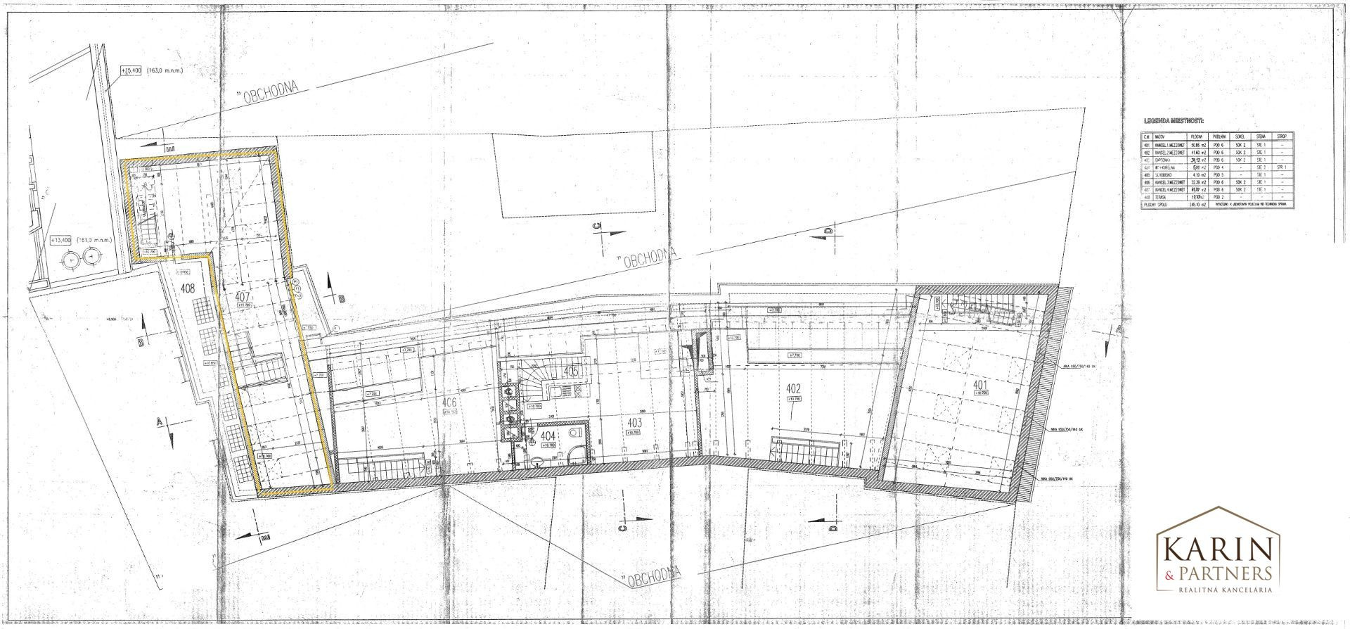 Prenájom – nebytové priestory - kancelárie 177m2 a 58m2 v historickej budove na Obchodnej ul. - Staré mesto– TOP PONUKA!