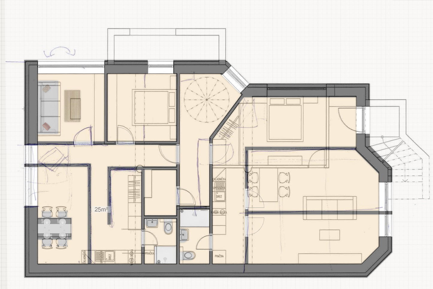 NA PREDAJ Polyfunkčný objekt s možnosťou prerobenia na bytové jednotky v zaujímavej lokalite - v Petržalke.