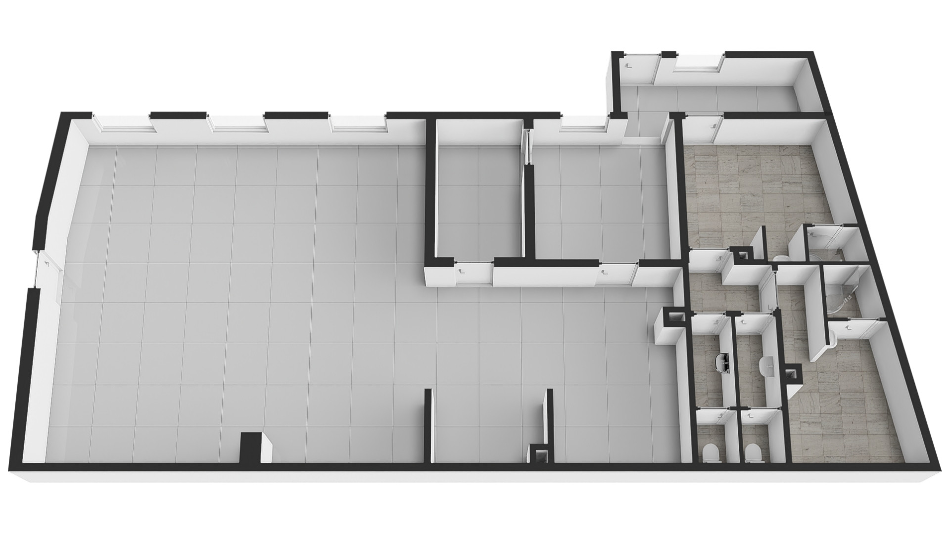 Budova – polyfunkčný objekt na pešej zóne v centre mesta SENEC