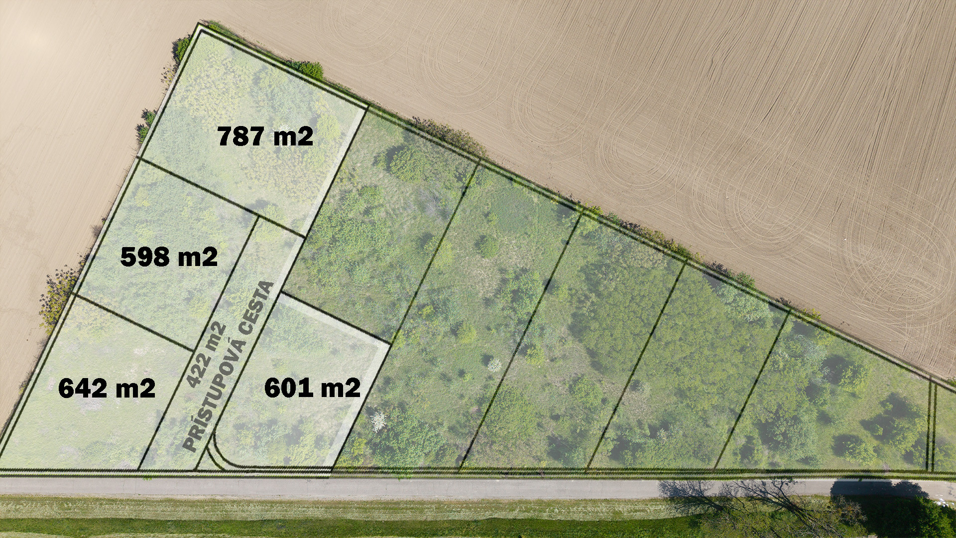 Investičný stavebný pozemok – Jarovce (Bratislava) | 2 628 m² | výborná poloha pri hraniciach s Rakúskom