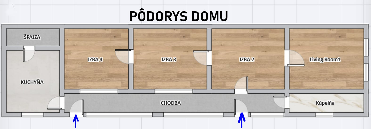 Reservé: Výhodná ponuka: EXKLUZÍVNE IBA U NÁS: Rodinný dom s pozemkom, Vinodol