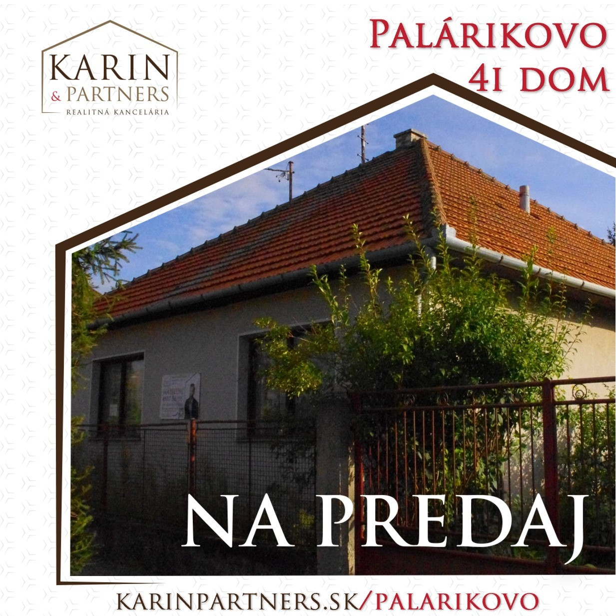 TOP ponuka: EXKLUZÍVNE Len U NÁS: Rodinný dom s potenciálom v pokojnej obci Palárikovo