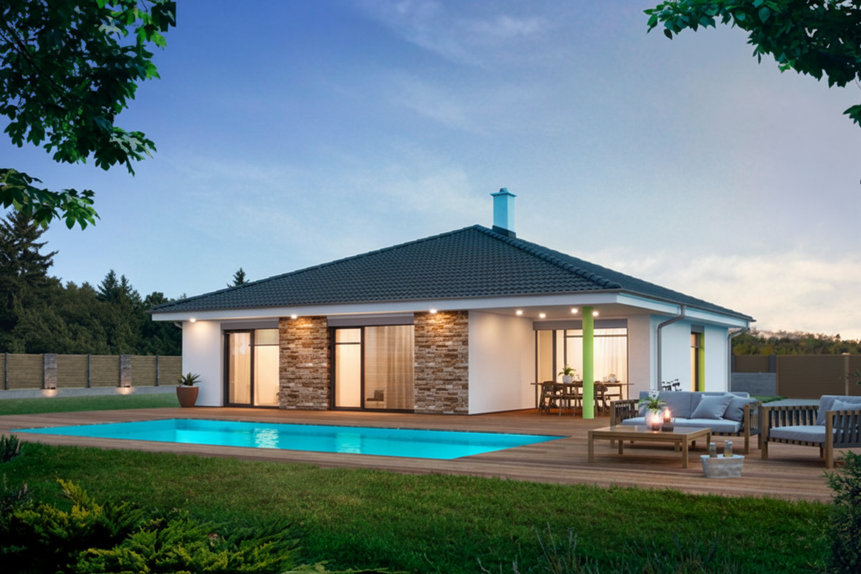 Novostavba 4 izbového rodinného domu na predaj – Hrubá Borša