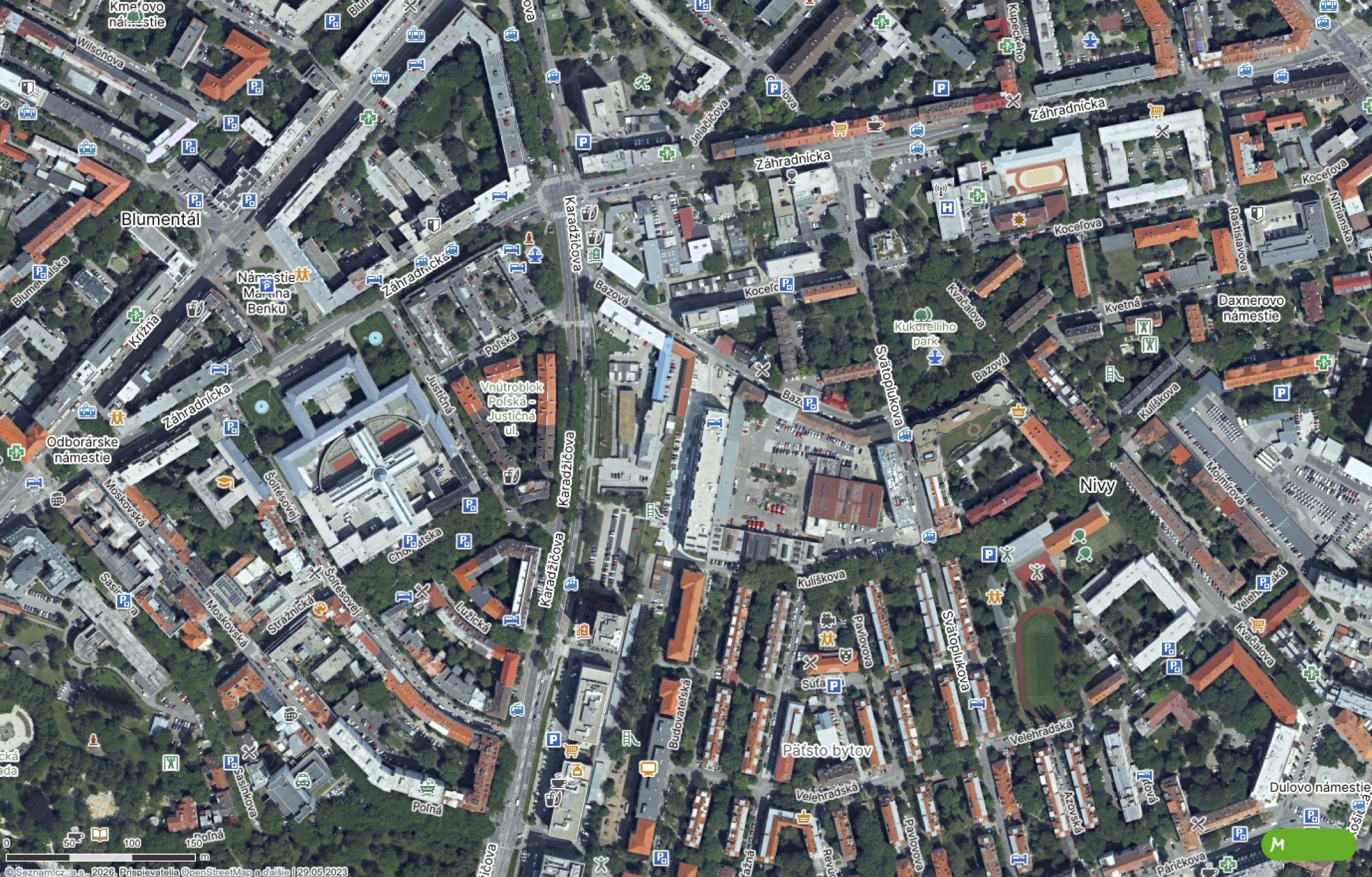 Predaj murovanej garáže - Nivy