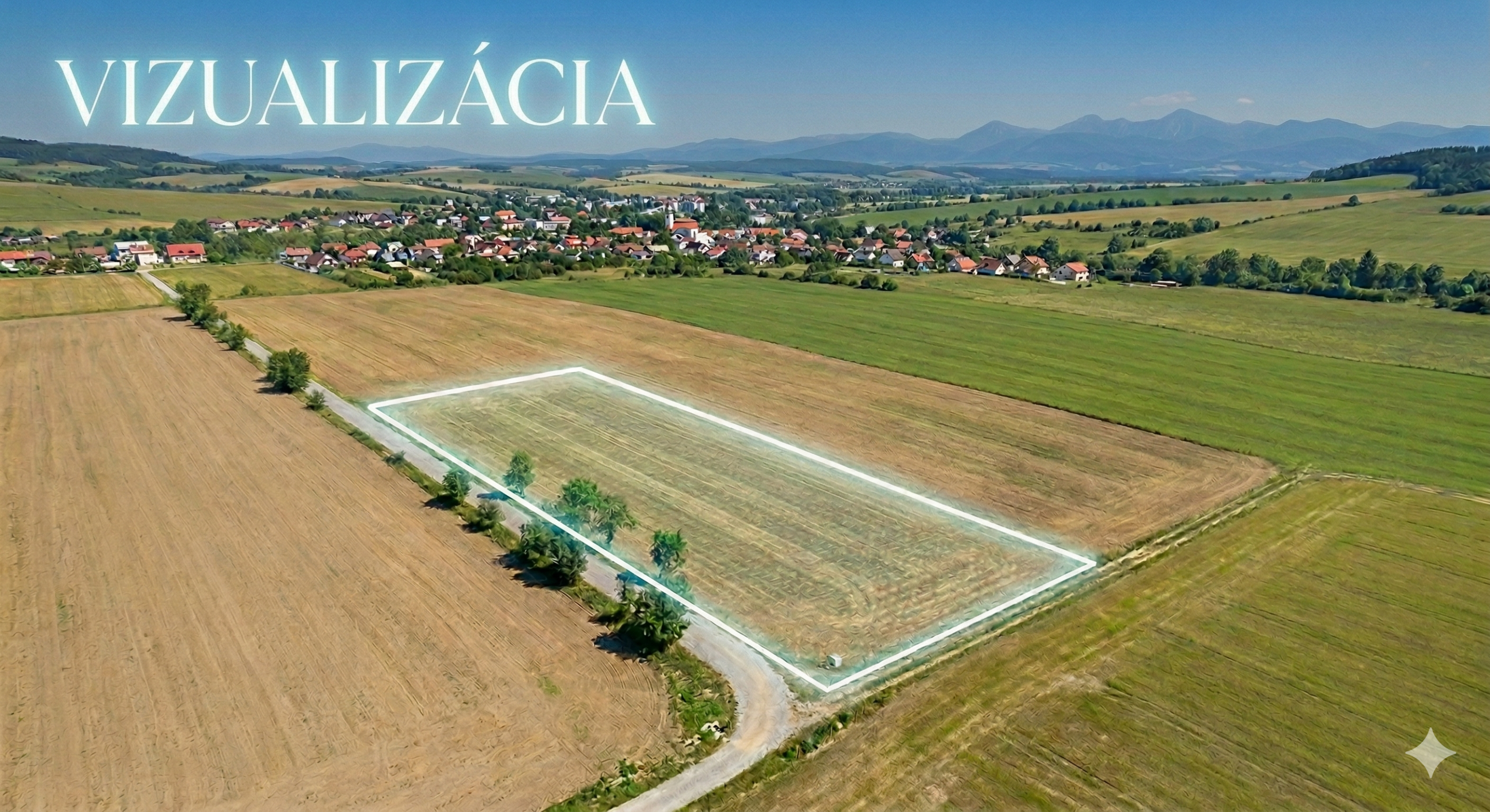 PREDAJ: STAVEBNÝ POZEMOK (1345 m²) + LESNÝ POZEMOK