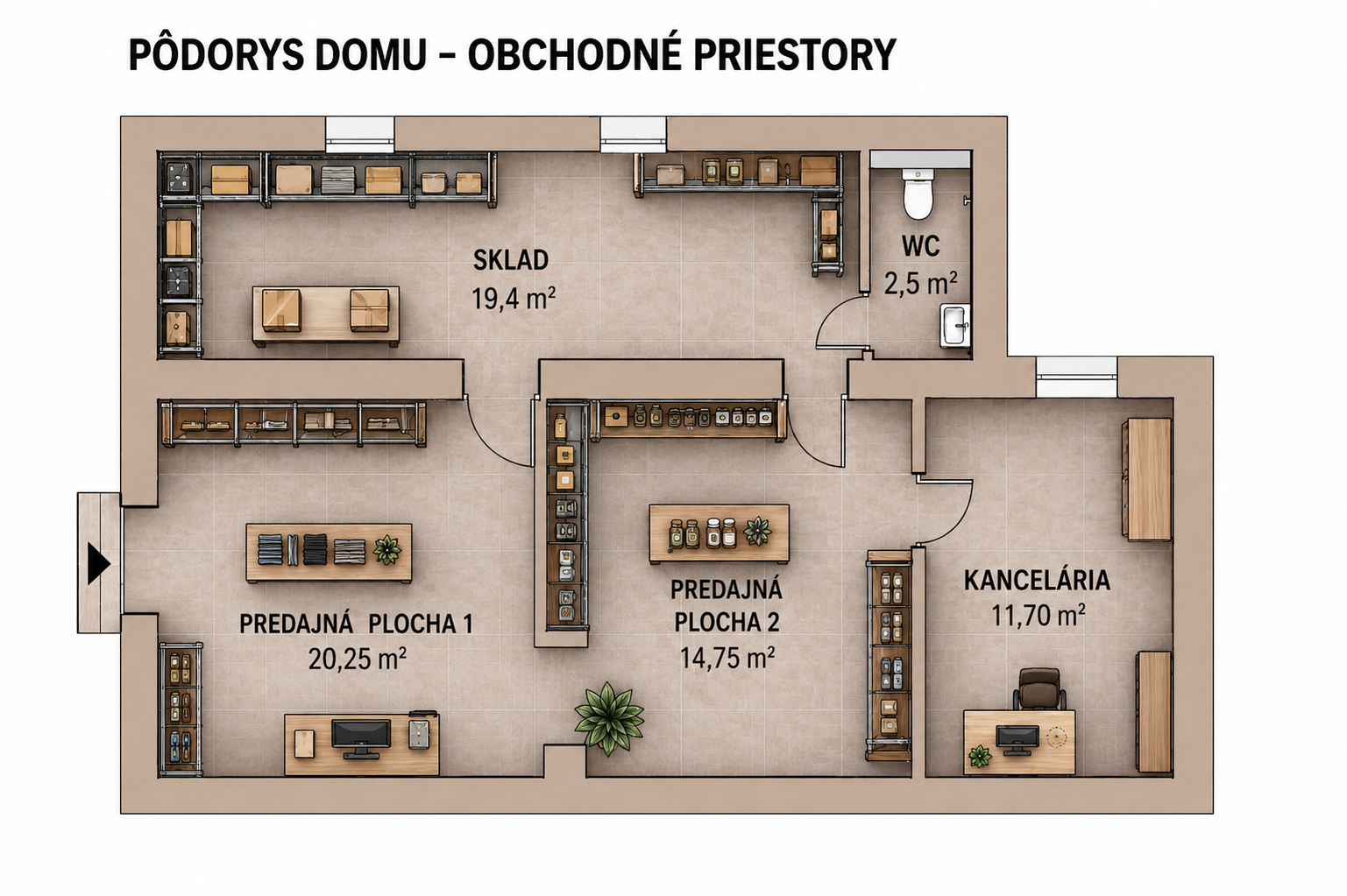 3I DOM S PODKROVÍM V CENTRE OBCE VHODNÝ NA BÝVANIE AJ PODNIKANIE