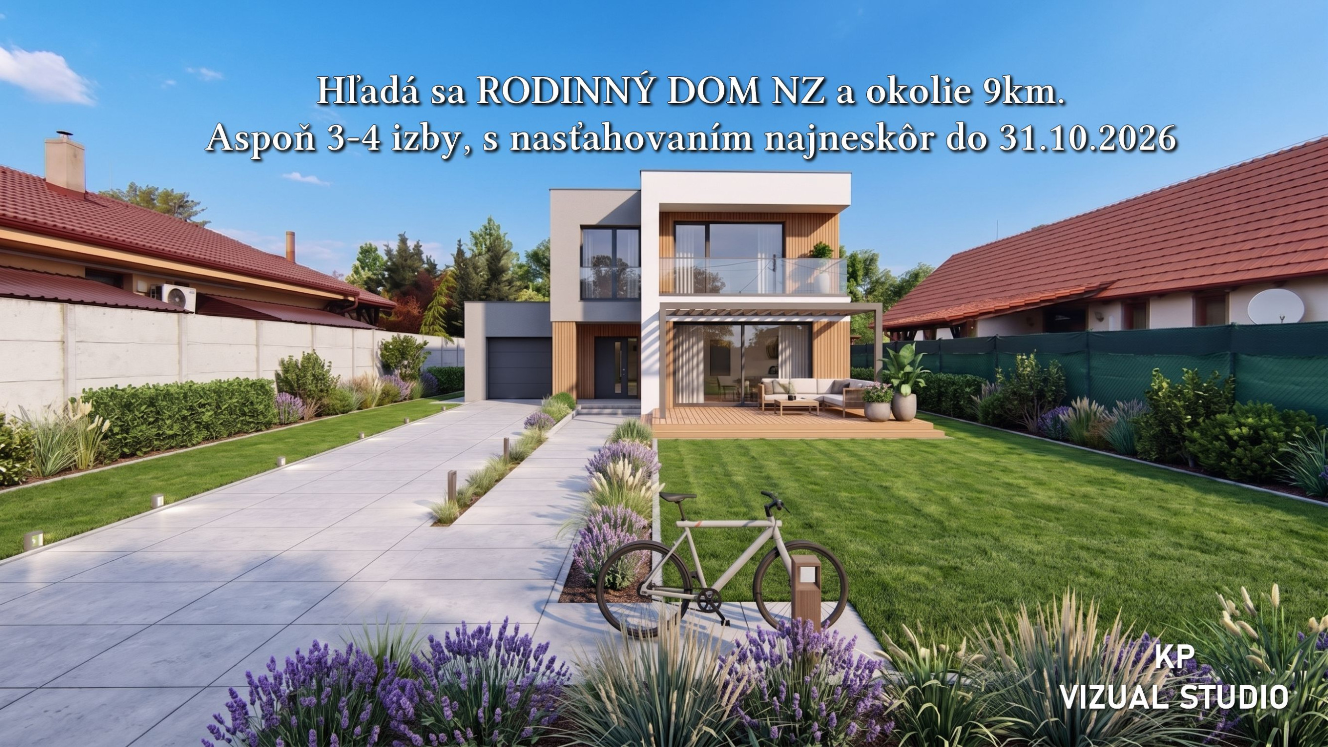 Hľadáme RODINNÝ DOM v Nových Zámkoch a okolí do 9 km
